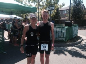Post race with fellow @TeamJaggad athlete Lachie Kerin #teamJaggad #lifeathletic