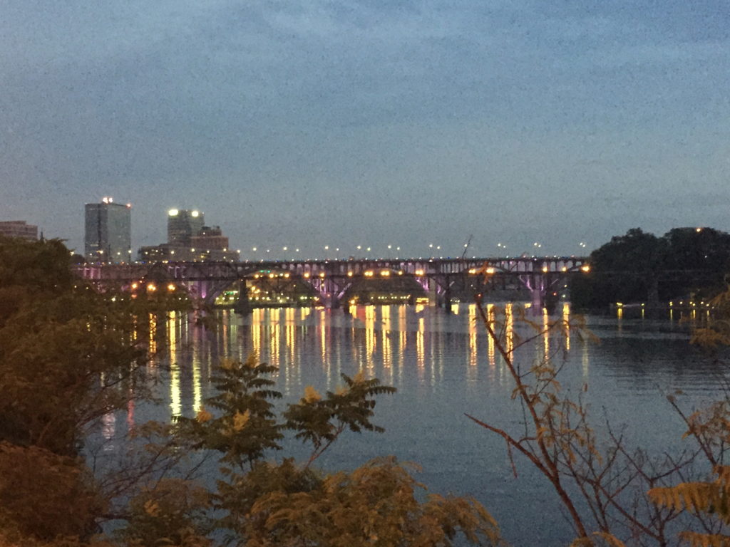 Race Morning reflections on the Tennessee River
